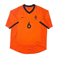 2000/02 Holland Home Football Shirt (M) Nike 6 Seedorf - Football Finery - FF305225