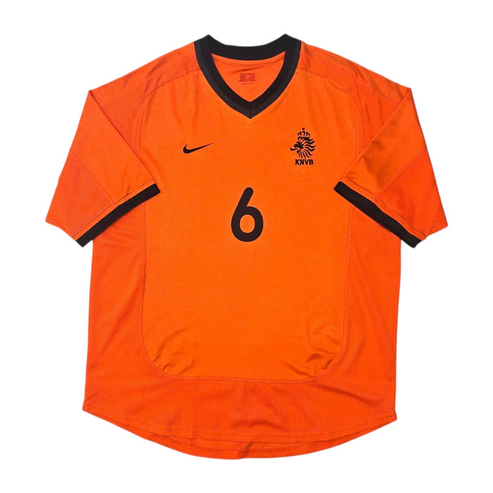 2000/02 Holland Home Football Shirt (M) Nike 6 Seedorf - Football Finery - FF305225