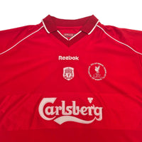 2000/02 Liverpool Home Football Shirt (L) Reebok (Cup Winners) - Football Finery - FF306533