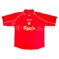 2000/02 Liverpool Home Football Shirt (L) Reebok - Football Finery - FF203299