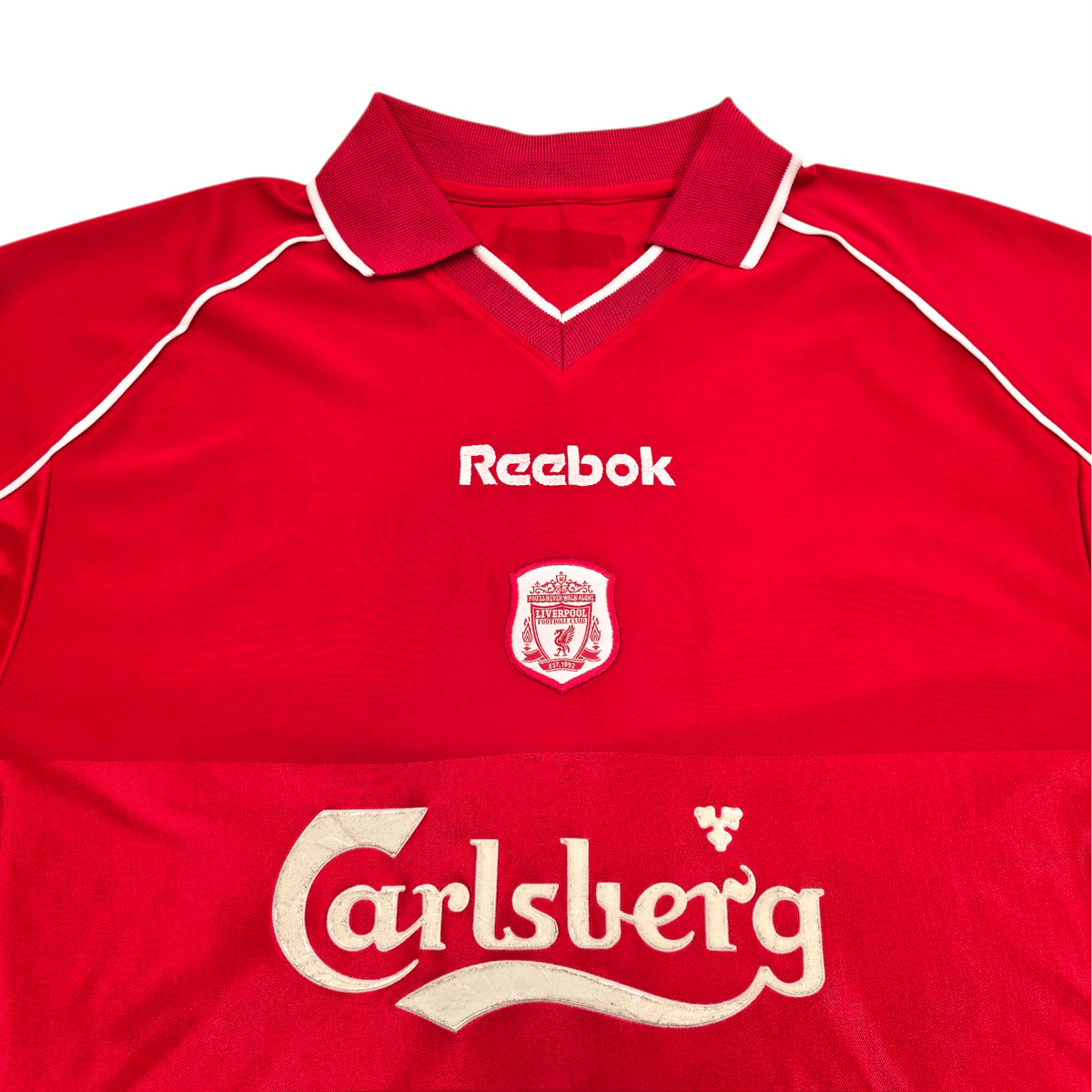 2000/02 Liverpool Home Football Shirt (M) Reebok - Football Finery - FF301316