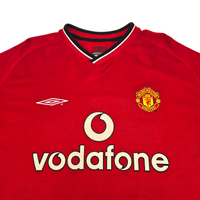 2000/02 Manchester United Home Football Shirt (2XL) Umbro 10 V.Nistelrooy - Football Finery - FF301670