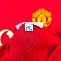 2000/02 Manchester United Home Football Shirt (2XL) Umbro 10 V.Nistelrooy - Football Finery - FF301670