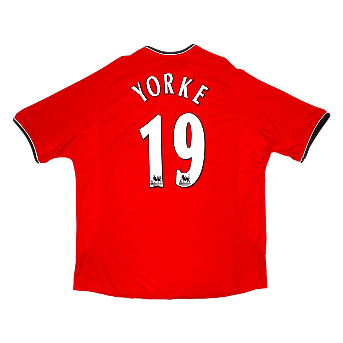 2000/02 Manchester United Home Football Shirt (2XL) Umbro 19 Yorke - Football Finery - FF301858