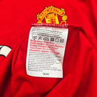 2000/02 Manchester United Home Football Shirt (L) Umbro #7 Beckham - Football Finery - FF301015