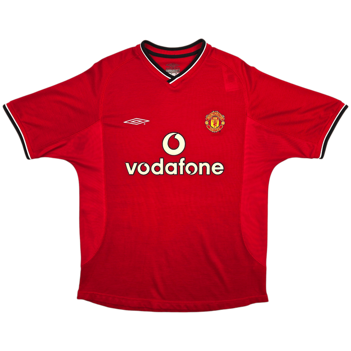 2000/02 Manchester United Home Football Shirt (M) Umbro - Football Finery - FF304685