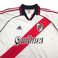 2000/02 River Plate Home Football Shirt (XL) Adidas - Football Finery - FF305183