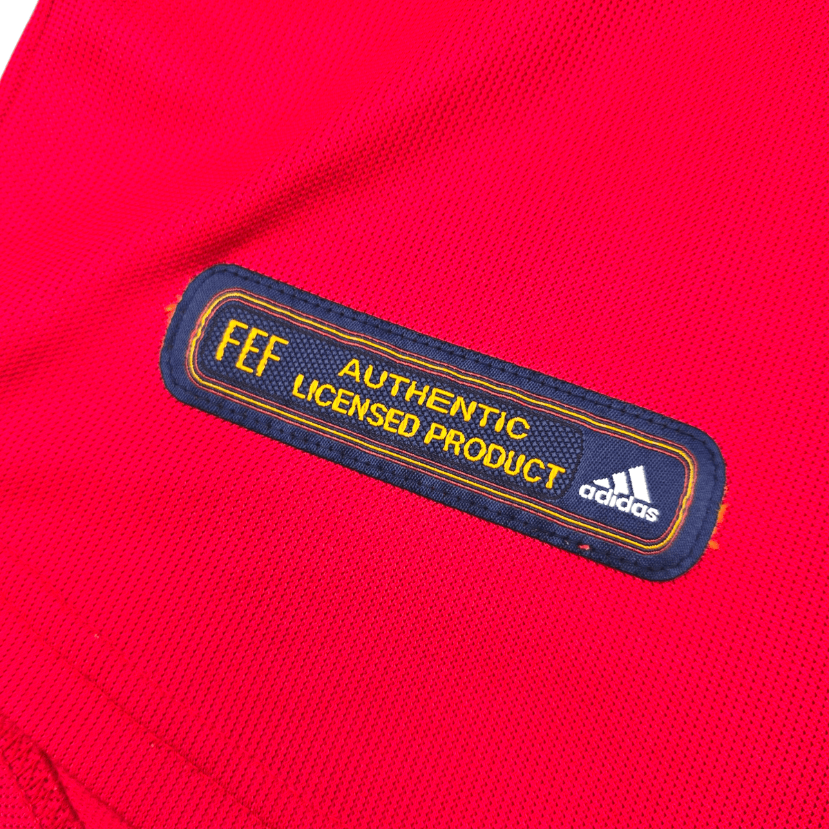 2000/02 Spain Home Football Shirt (L) Adidas 16 Mendieta - Football Finery - FF302882