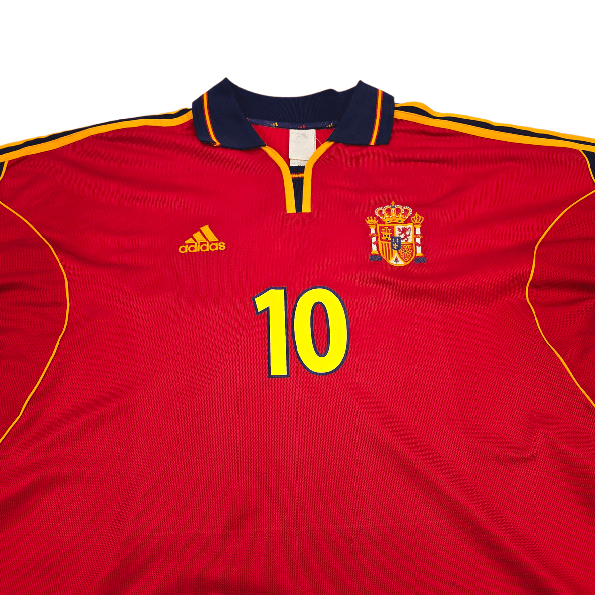2000/02 Spain Home Football Shirt (XL) Adidas 10 Raul - Football Finery - FF302623