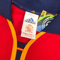 2000/02 Spain Home Football Shirt (XL) Adidas 4 Guardiola - Football Finery - FF303662
