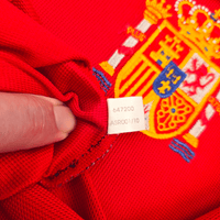 2000/02 Spain Home Football Shirt (XL) Adidas 4 Guardiola - Football Finery - FF303662