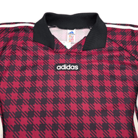 2000s Template Goal Keeper Football Shirt (L) Adidas 1 (Red/Black) - Football Finery - FF302596