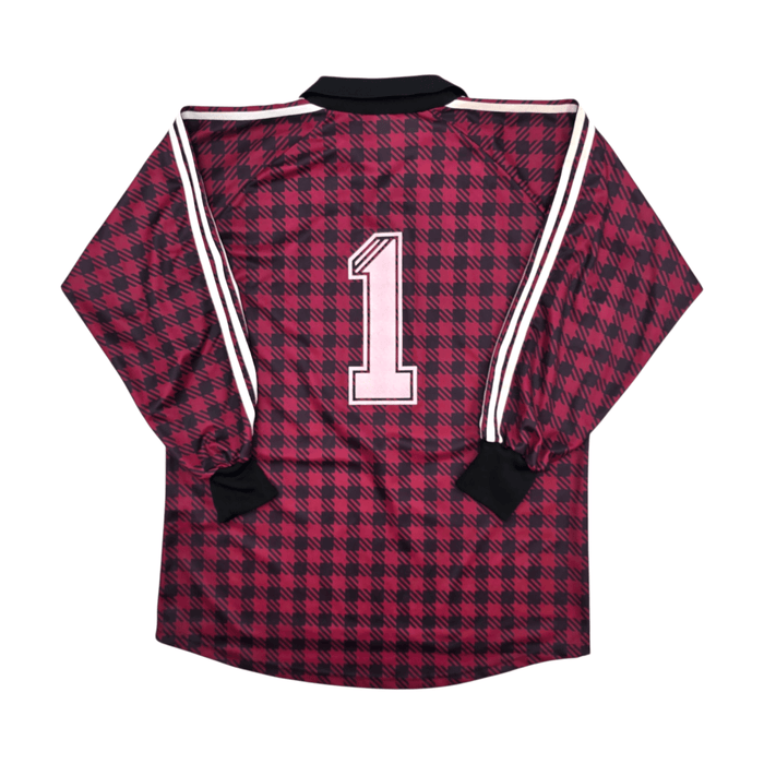 2000s Template Goal Keeper Football Shirt (L) Adidas 1 (Red/Black) - Football Finery - FF302596