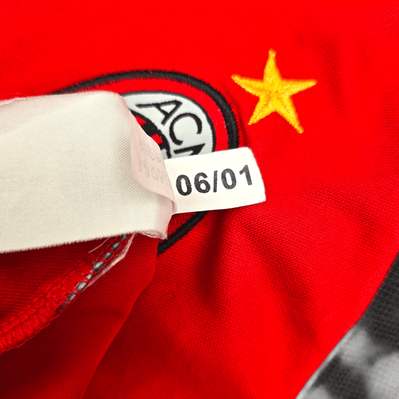 2001/02 AC Milan Third Football Shirt (L) Adidas 7 Shevchenko - Football Finery - FF301228