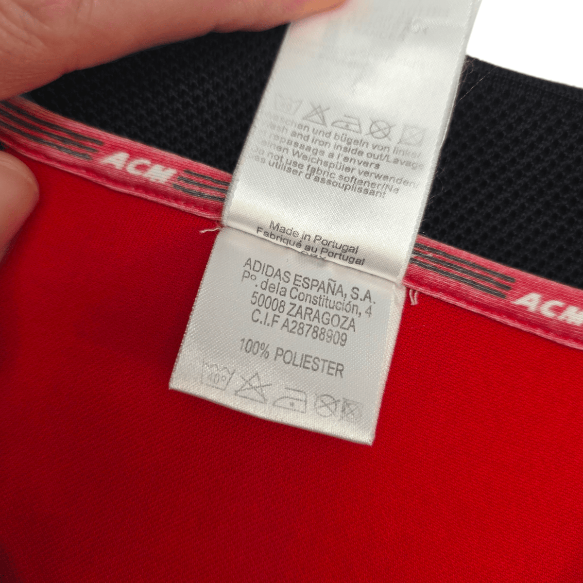 2001/02 AC Milan Third Football Shirt (L) Adidas 7 Shevchenko - Football Finery - FF301228