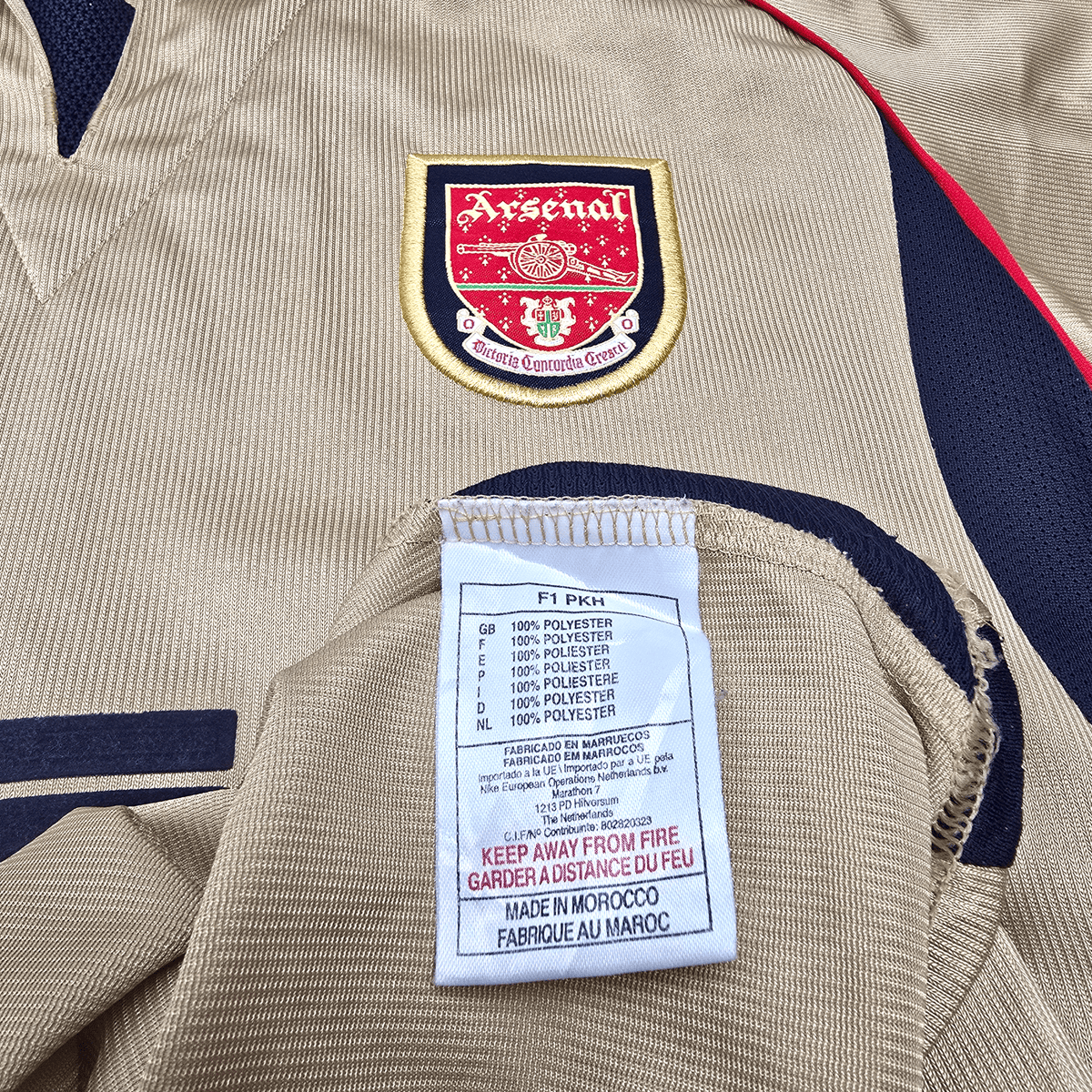 2001/02 Arsenal Away Football Shirt (M) Nike - Football Finery - FF303520