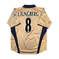 2001/02 Arsenal Away Football Shirt (XL) Nike 8 Ljungberg - Football Finery - FF306899