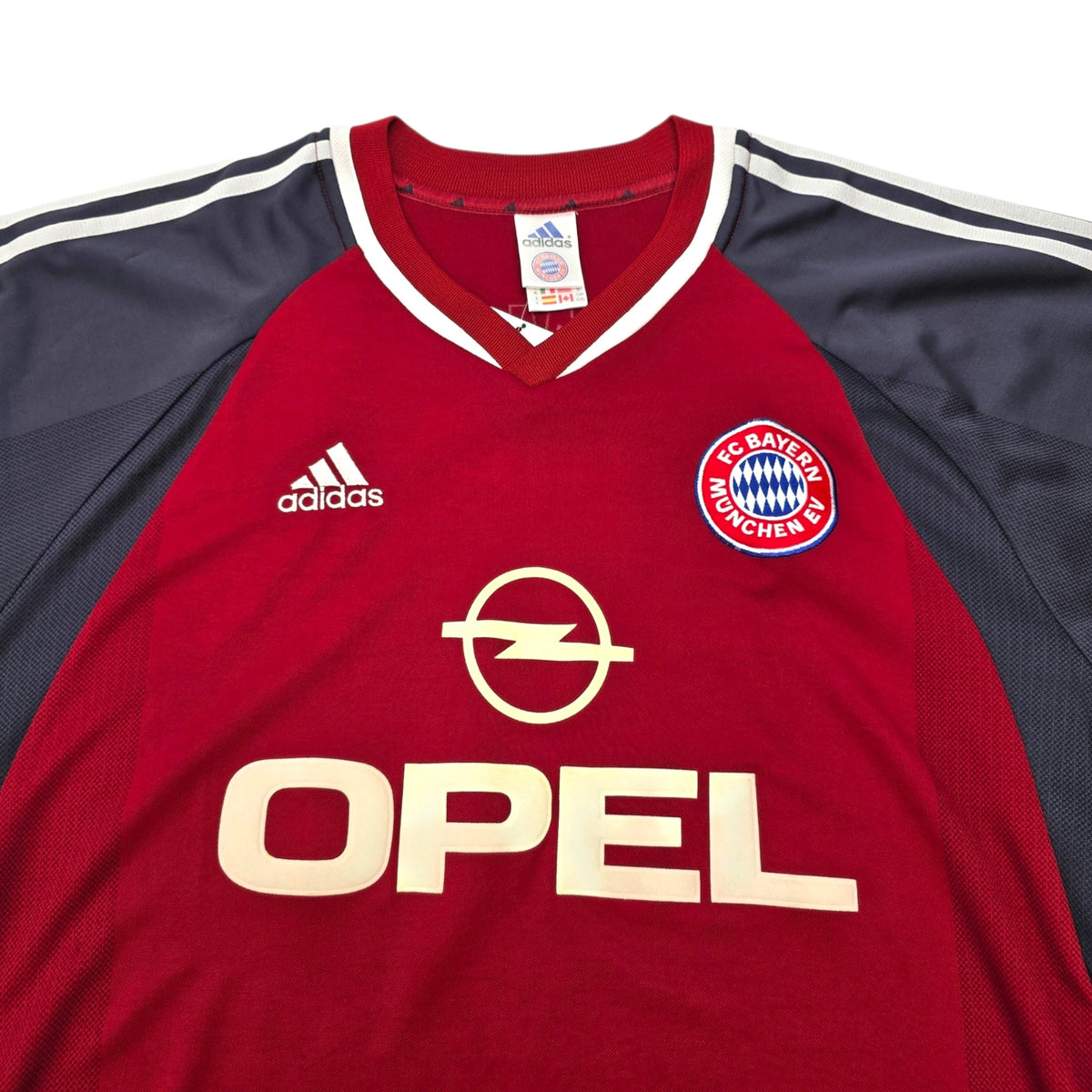 2001/02 Bayern Munich Home Football Shirt (L) Adidas 11 Effenberg - Football Finery - FF306105