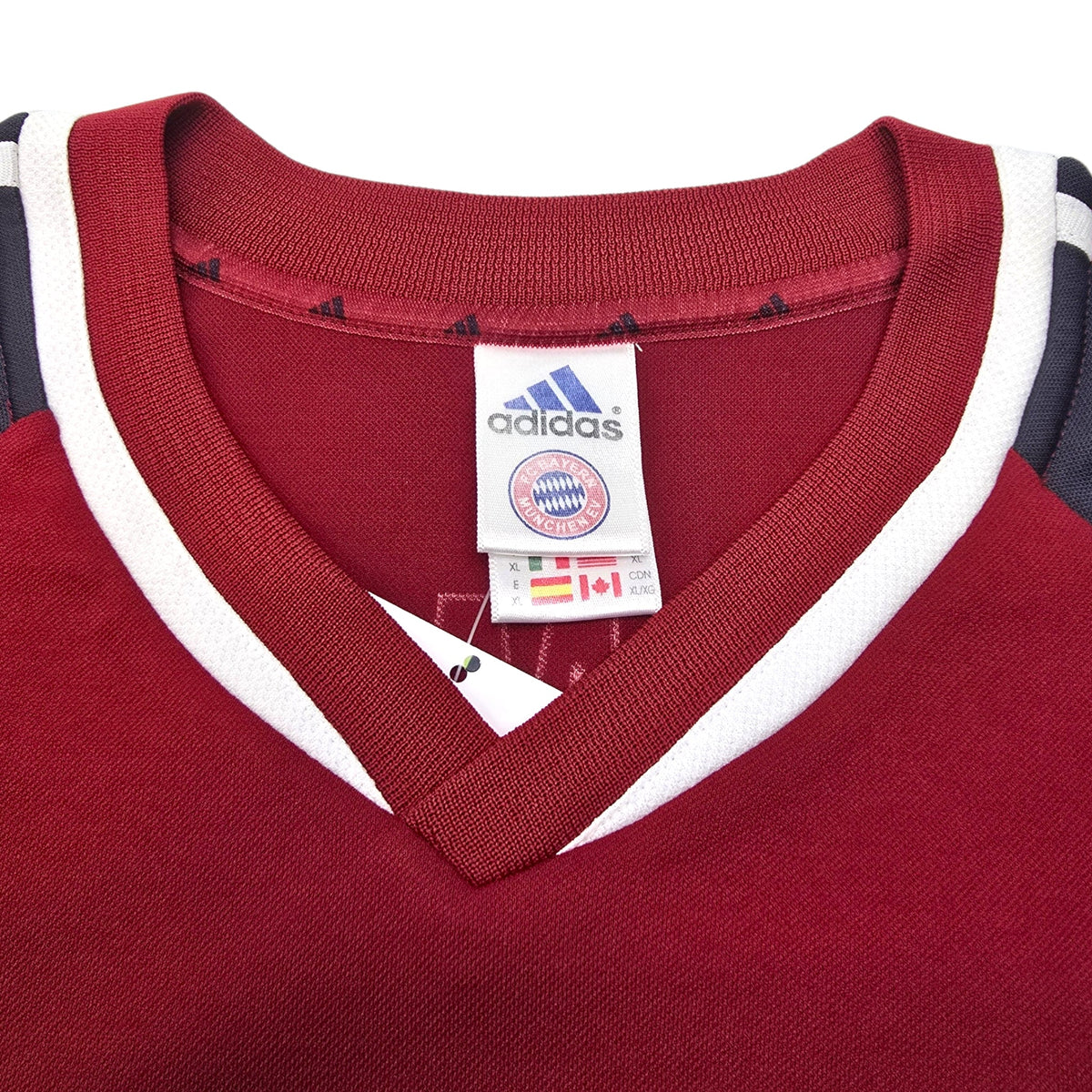 2001/02 Bayern Munich Home Football Shirt (L) Adidas 11 Effenberg - Football Finery - FF306105
