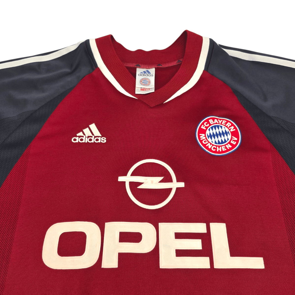 2001/02 Bayern Munich Home Football Shirt (L) Adidas 3 Lizarazu - Football Finery - FF300577