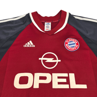 2001/02 Bayern Munich Home Football Shirt (L) Adidas 3 Lizarazu - Football Finery - FF300577