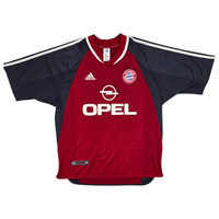 2001/02 Bayern Munich Home Football Shirt (L) Adidas 3 Lizarazu - Football Finery - FF300577