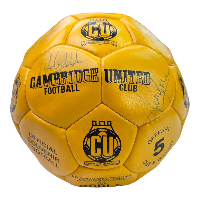 2001/02 Cambridge United *Squad Signed* Football (Size 5) BODLA - Football Finery - FF203548