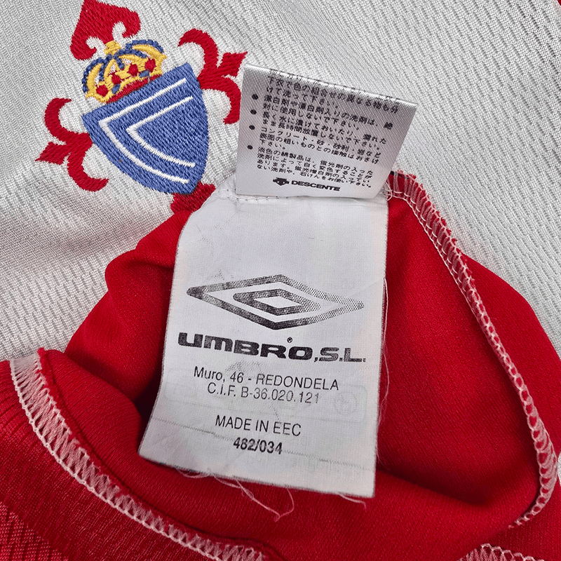 2001/02 Celta Vigo Away Football Shirt (M) Umbro #10 Mostovoi - Football Finery - FF300851