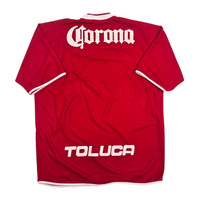 2001/02 Deportivo Tuluca Home Football Shirt (XL) Atletica - Football Finery - FF305152