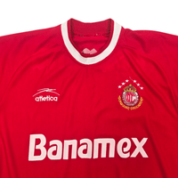 2001/02 Deportivo Tuluca Home Football Shirt (XL) Atletica - Football Finery - FF305152