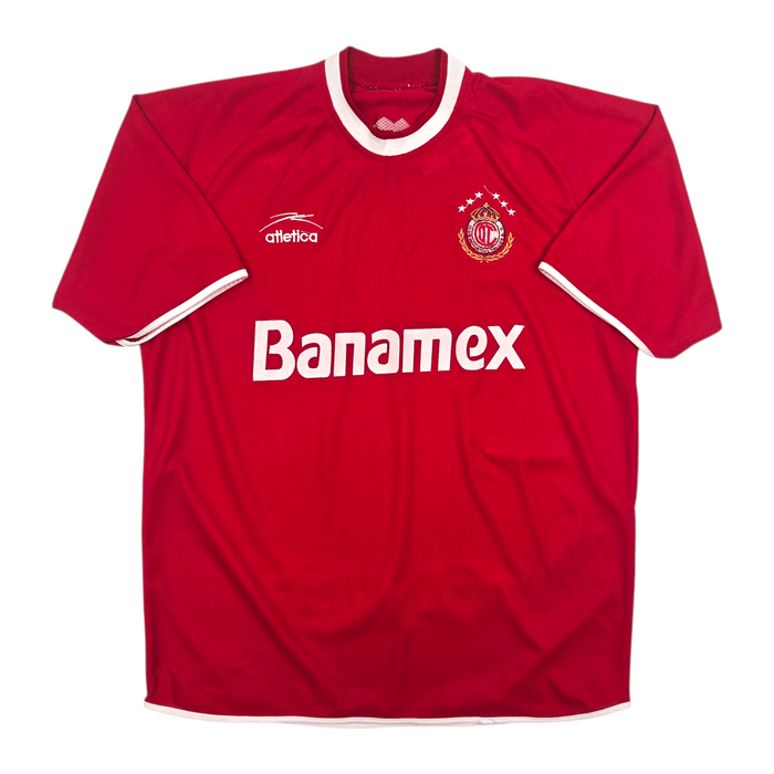 2001/02 Deportivo Tuluca Home Football Shirt (XL) Atletica - Football Finery - FF305152