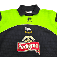 2001/02 Derby County Goal Keeper Football Shirt (S) Errea - Football Finery - FF305424