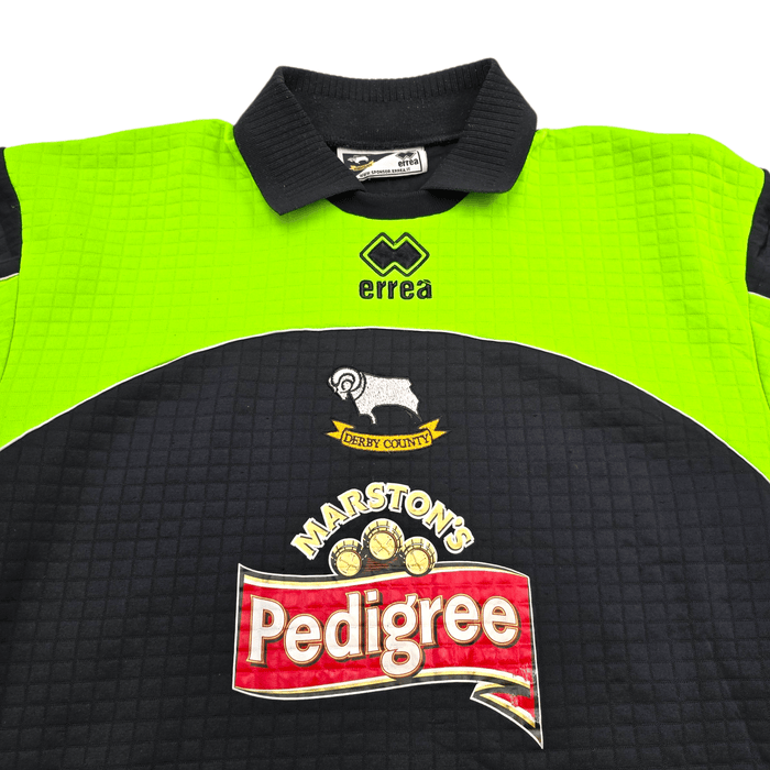 2001/02 Derby County Goal Keeper Football Shirt (S) Errea - Football Finery - FF305424