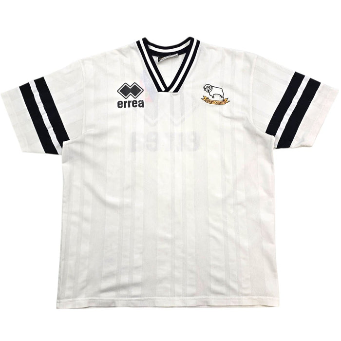 2001/02 Derby County Training Top (XL) Errea - Football Finery - FF306462