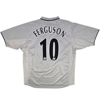 2001/02 Everton Away Football Shirt (L) Puma 10 Ferguson - Football Finery - FF301448
