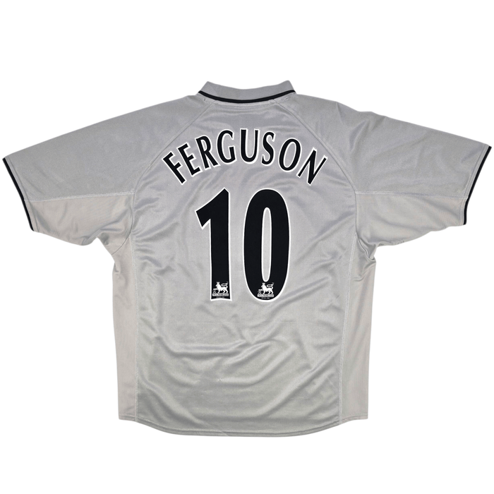 2001/02 Everton Away Football Shirt (L) Puma 10 Ferguson - Football Finery - FF301448