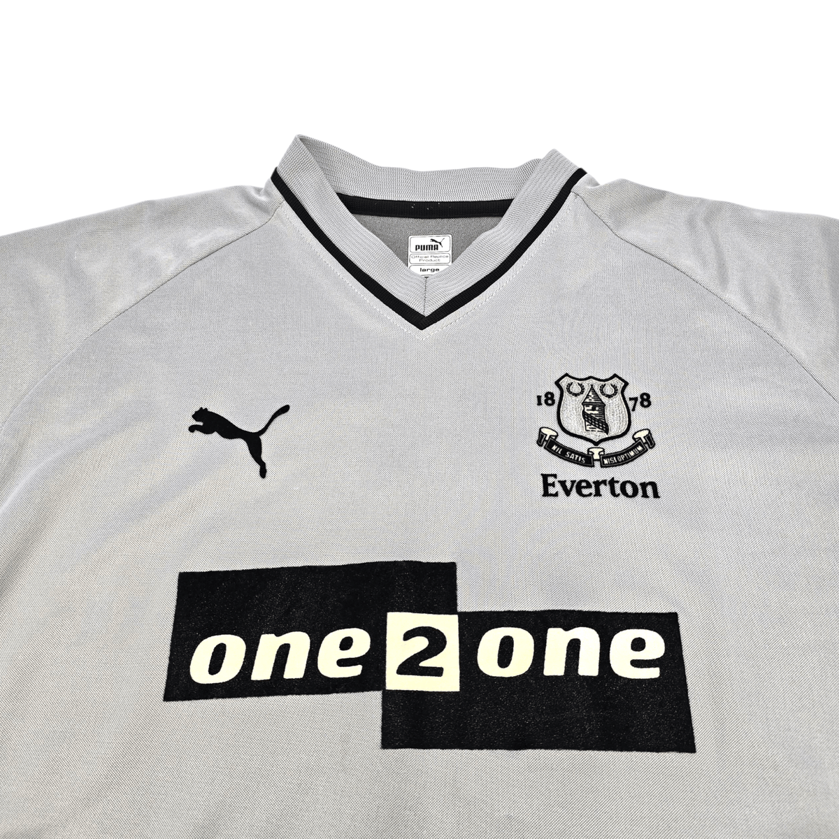 2001/02 Everton Away Football Shirt (L) Puma 10 Ferguson - Football Finery - FF301448
