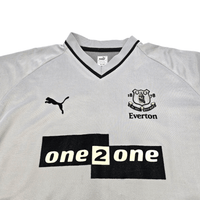 2001/02 Everton Away Football Shirt (L) Puma 10 Ferguson - Football Finery - FF301448