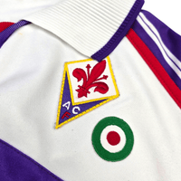 2001/02 Fiorentina Away Football Shirt (M) Mizuno 10 Morfeo - Football Finery - FF300874