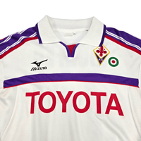2001/02 Fiorentina Away Football Shirt (M) Mizuno 10 Morfeo - Football Finery - FF300874