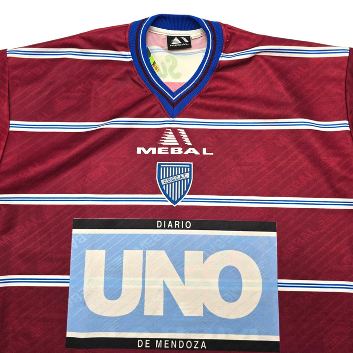 2001/02 Godoy Cruz Away Football Shirt (XL) Mebal - Football Finery - FF307607