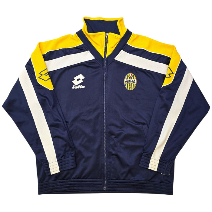 2001/02 Hellas Verona Training Jacket (L) Lotto - Football Finery - FF308219