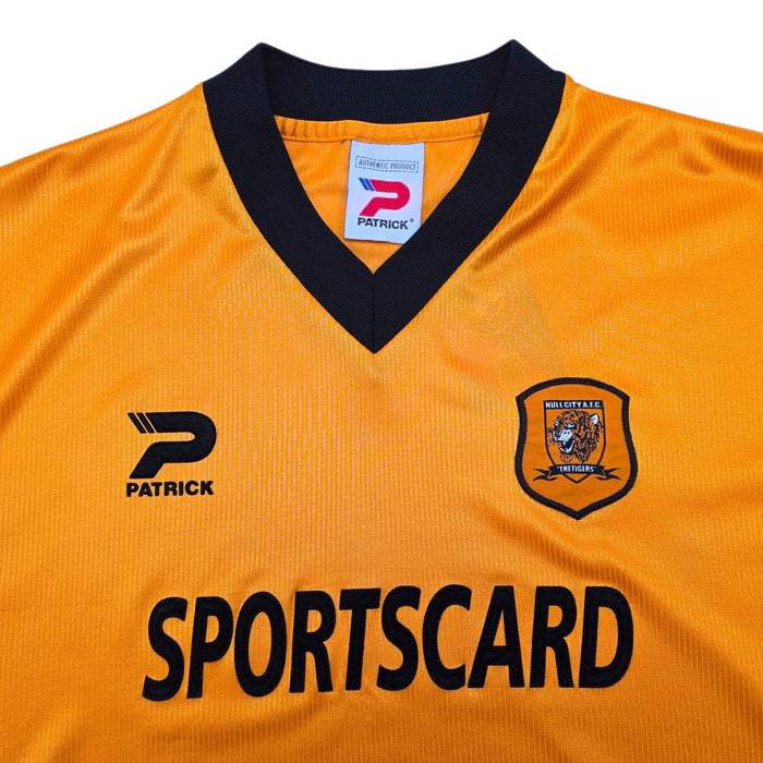 2001/02 Hull City Home Football Shirt (L) Patrick - Football Finery - FF308286
