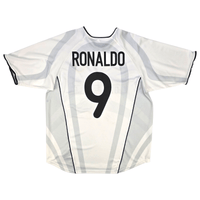 2001/02 Inter Milan Away Football Shirt (XL) Nike 9 Ronaldo - Football Finery - FF302138