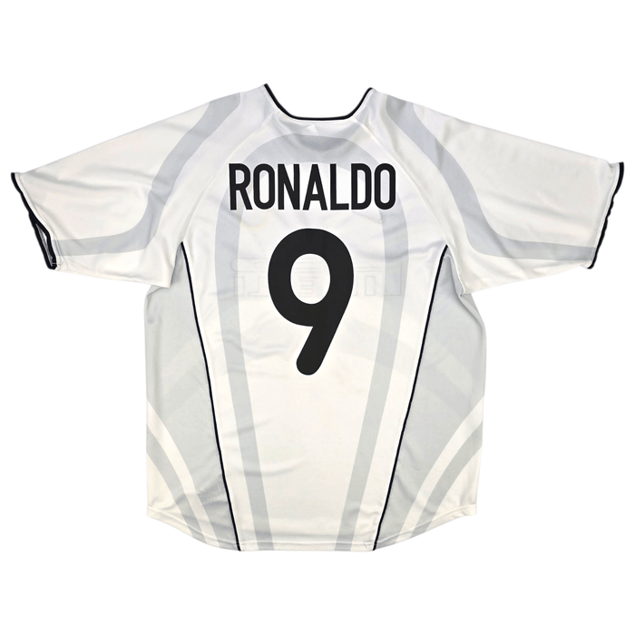 2001/02 Inter Milan Away Football Shirt (XL) Nike 9 Ronaldo - Football Finery - FF302138