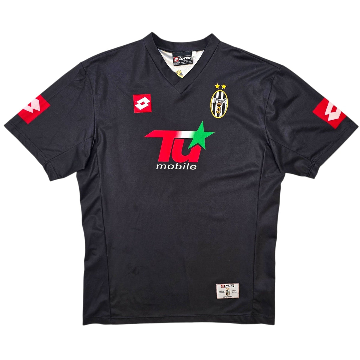 2001/02 Juventus Away Football Shirt (XL) Lotto - Football Finery - FF305668