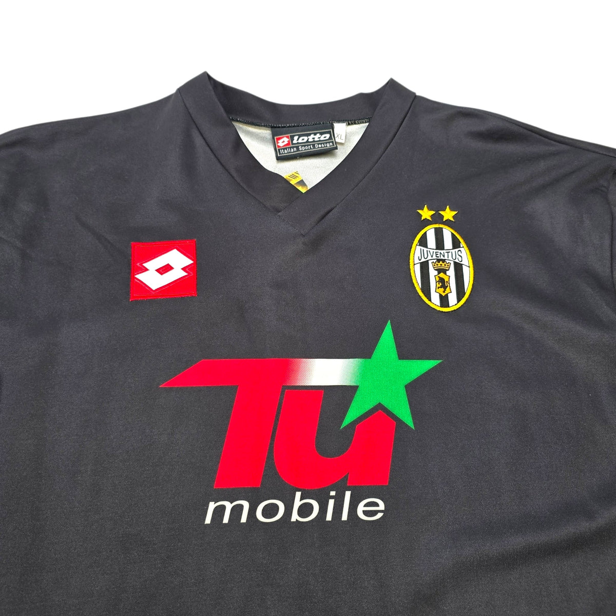 2001/02 Juventus Away Football Shirt (XL) Lotto - Football Finery - FF305668
