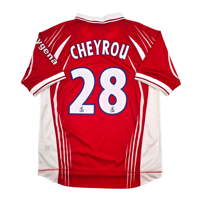 2001/02 LOSC Lille Home Football Shirt (M) ISS 28 Cheyrou - Football Finery - FF307441