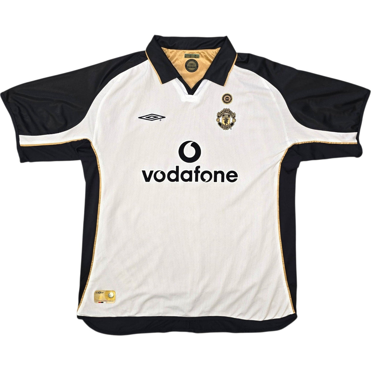 2001/02 Manchester United Away Football Shirt (2XL) Umbro (Centenary) - Football Finery - FF307007