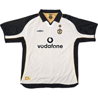 2001/02 Manchester United Away Football Shirt (2XL) Umbro (Centenary) - Football Finery - FF307007